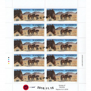 Reprint Wild Horses Full Sheet