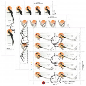 Whydahs of Namibia Full Sheet