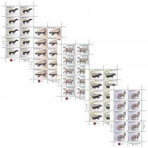 Mustelids of Namibia F/S(m) Full Sheet