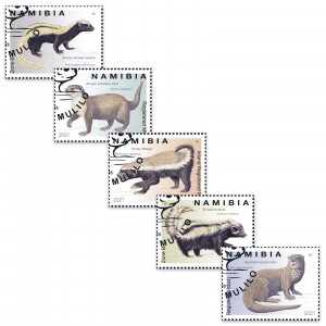 Mustelids of Namibia S/S( c) Single Set