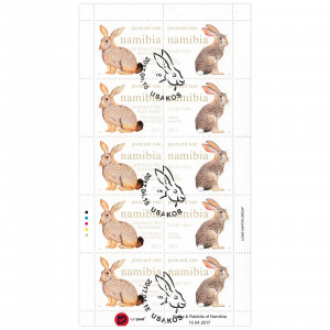 Hares & Rabbits of Namibia Full Sheet