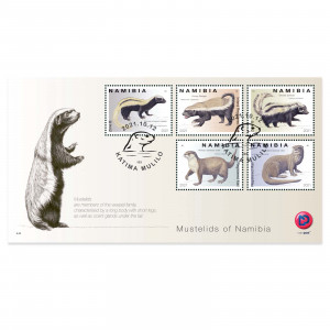 Mustelids of Namibia FDC FDC