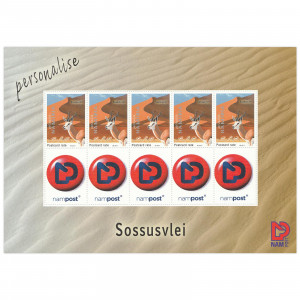 Personalized stamps Sossusvlei sheet