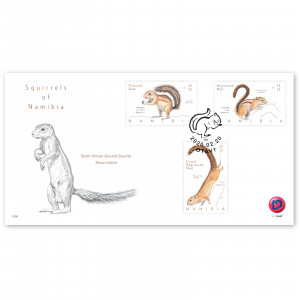 squirrels of namibia FDC