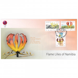 Flame Lilies of Namibia FDC