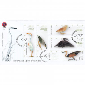 Herons of Namibia FDC