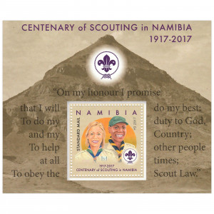 Scouts of Namibia Minisheet