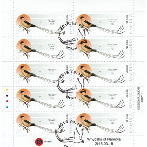 Whydahs of Namibia Full Sheet