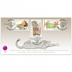 Large Felines of Namibia FDC