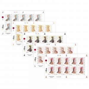 Francolins &  Spurfowl of Namibia Full Sheet