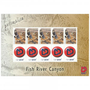 Personalized stamps Fish River Canyon sheet