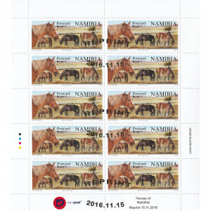 Reprint Wild Horses Full Sheet