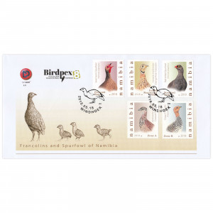 Francolins &  Spurfowl of Namibia FDC